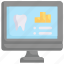 computer, dental care, dentist, health, report, teeth data, tooth 