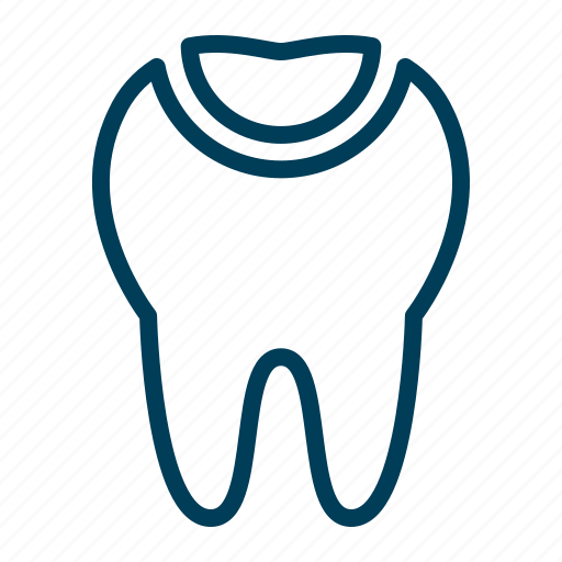 Dental, filling, restoration, tooth, top icon - Download on Iconfinder