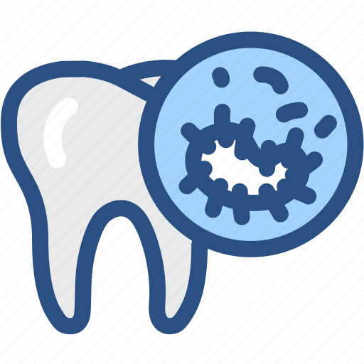 Bacteria, dental, dentist, dentistry, oral bacteria, oral hygiene, tooth icon - Download on Iconfinder