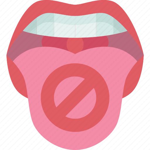 Tongue, tasteless, mouth, sensory, oral icon - Download on Iconfinder