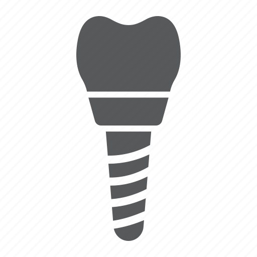Dental, dentist, implant, implantation, stomatology, surgery, tooth icon - Download on Iconfinder