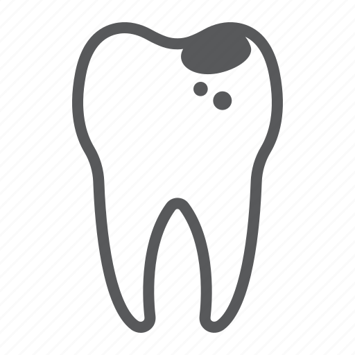 Bad, caries, dental, healthy, sick, stomatology, tooth icon - Download on Iconfinder