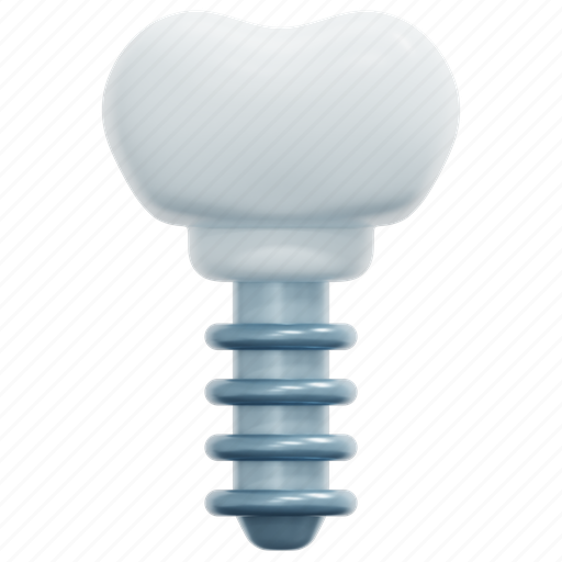 Dental, implant, dentist, teeth, implants, healthcare, medical 3D illustration - Download on Iconfinder