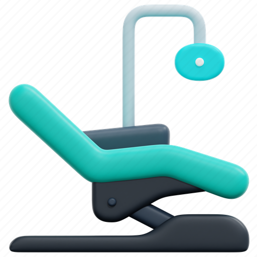 Dentist, chair, bed, clinic, comfortable, dental, modern 3D illustration - Download on Iconfinder