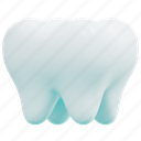 tooth, teeth, dental, white, care, medical, healthcare, 3d 