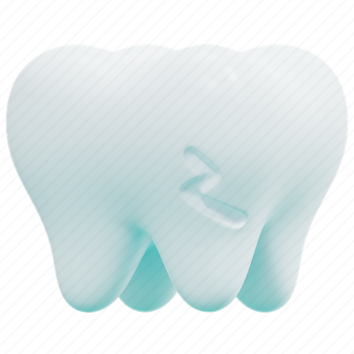 Broken, tooth, healthcare, medical, caries, dentist, 3d 3D illustration - Download on Iconfinder