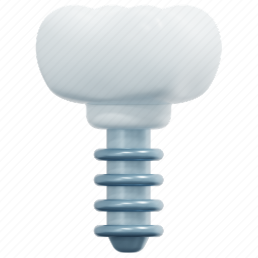 Dental, implant, dentist, teeth, implants, medical, healthcare 3D illustration - Download on Iconfinder