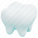 tooth, teeth, dental, white, healthcare, care, medical, 3d 