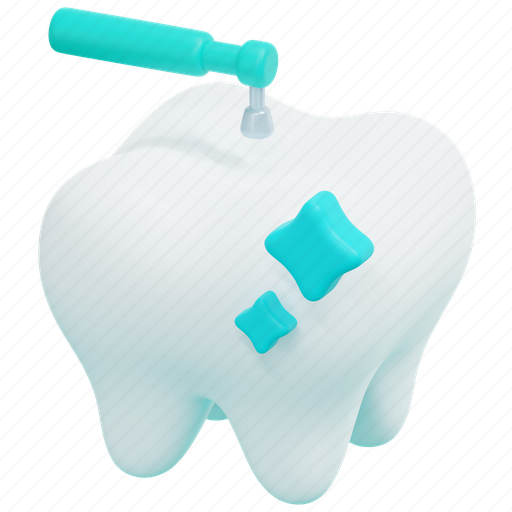 Dental, cleaning, hygiene, care, medical, equipment, tooth 3D illustration - Download on Iconfinder