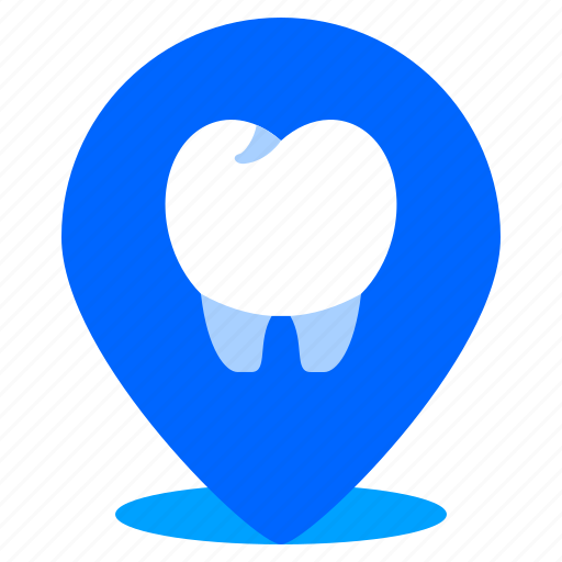 Location, locate, dental, dentist, tooth, destination icon - Download on Iconfinder