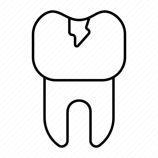 Cavity, caries, decay, tooth icon - Download on Iconfinder