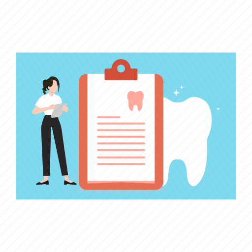 Dental, report, clipboard, test, results icon - Download on Iconfinder