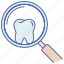 dental research, dentist, dentist magnifying, stomatology, tooth inspect, tooth research 