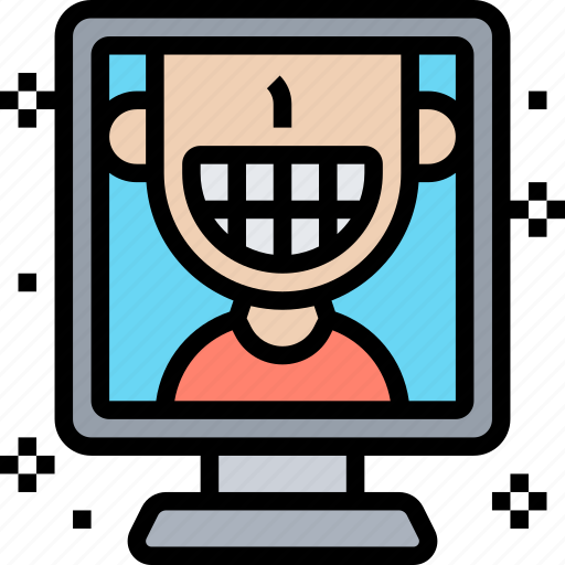 Mirror, reflection, mouth, teeth, clean icon - Download on Iconfinder