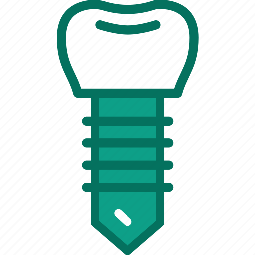Artificial, tooth, implant icon - Download on Iconfinder