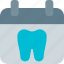 tooth, calendar, medical, dentistry 