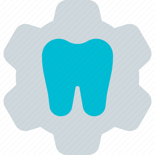 Tooth, gear, medical, dentistry icon - Download on Iconfinder