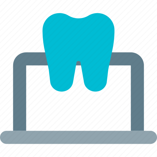 Tooth, laptop, medical, dentistry icon - Download on Iconfinder