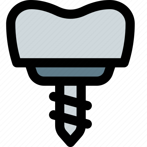 Dental, implant, medical, dentistry icon - Download on Iconfinder