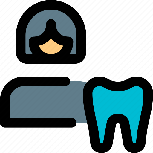 Female, tooth, medical, dentistry icon - Download on Iconfinder