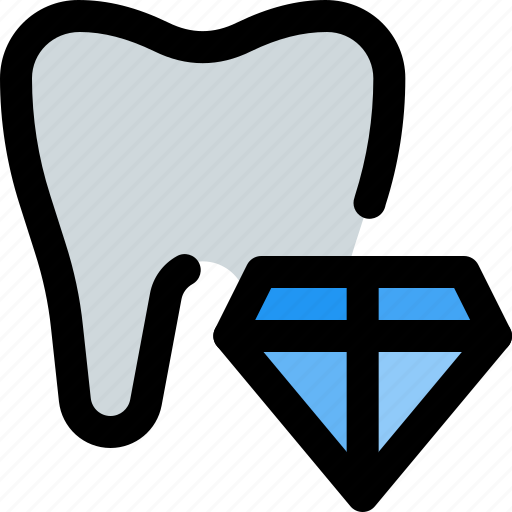 Tooth, diamond, medical, dentistry icon - Download on Iconfinder