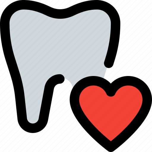 Tooth, heart, medical, dentistry icon - Download on Iconfinder