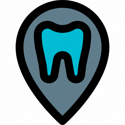 Tooth, location, medical, dentistry icon - Download on Iconfinder