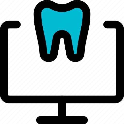 Tooth, monitor, medical, dentistry icon - Download on Iconfinder