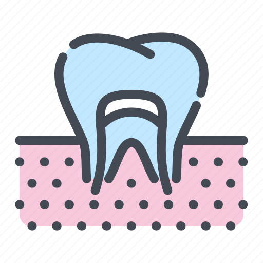 Dental, dentist, dentistry, gum, nerve, teeth, tooth icon - Download on Iconfinder
