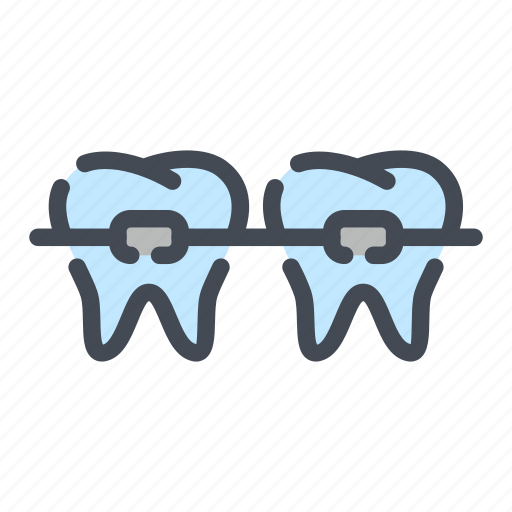 Braces, dental, dentist, dentistry, denture, teeth, tooth icon - Download on Iconfinder
