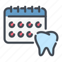 calendar, dental, dentist, dentistry, planner, teeth, tooth