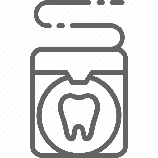 Care, dental, dentist, dentistry, filled, floss, health icon - Download on Iconfinder