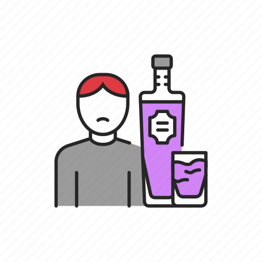 Alcoholic, man, addiction icon - Download on Iconfinder