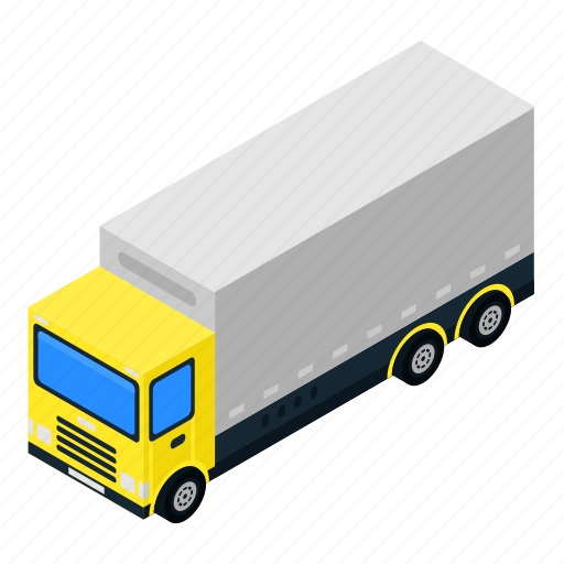 Business, car, cartoon, diesel, isometric, truck, vehicle icon - Download on Iconfinder