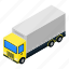 business, car, cartoon, diesel, isometric, truck, vehicle 