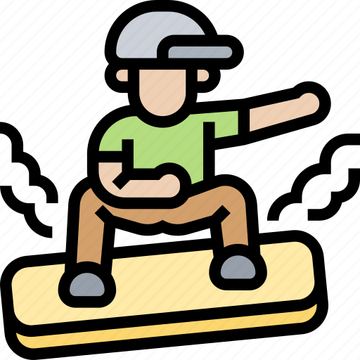 Sandboarding, desert, extreme, sports, recreation icon - Download on Iconfinder