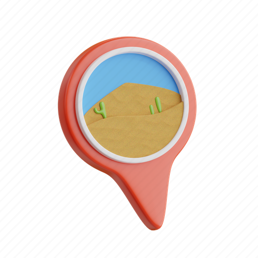 Location, pin, sign, place, map, web, mark 3D illustration - Download on Iconfinder