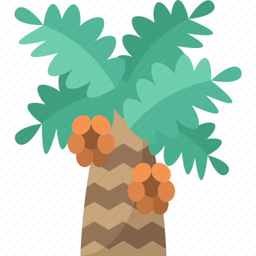 Date, palm, tree, fruit, oasis icon - Download on Iconfinder