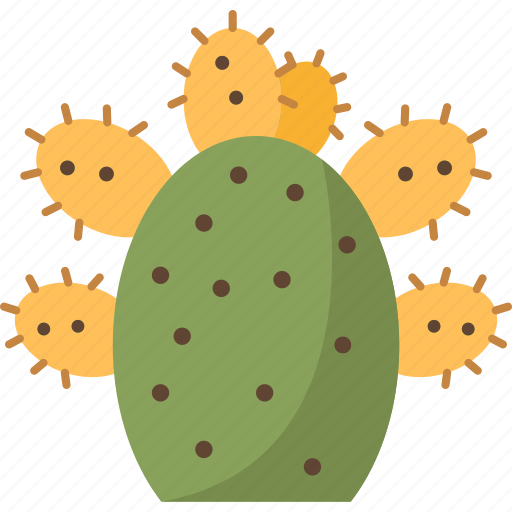 Cactus, prickly, pear, succulent, desert icon - Download on Iconfinder