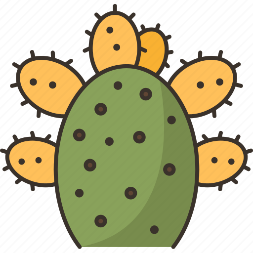 Cactus, prickly, pear, succulent, desert icon - Download on Iconfinder