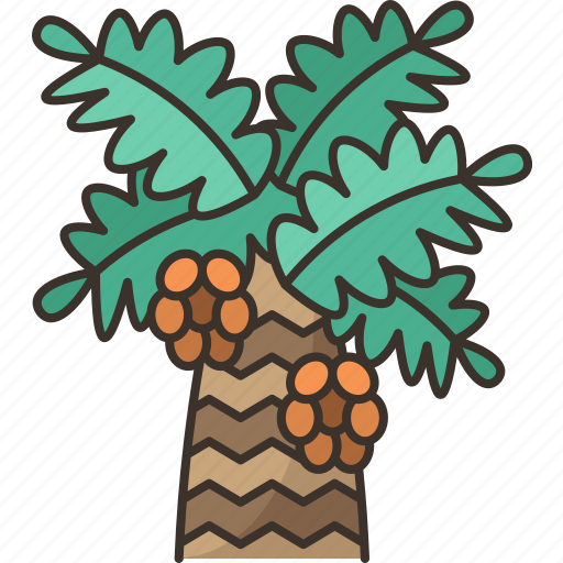 Date, palm, tree, fruit, oasis icon - Download on Iconfinder
