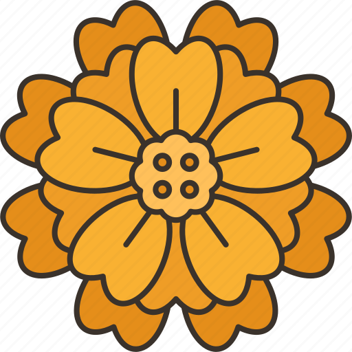 Marigold, desert, wildflower, vegetation, plant icon - Download on Iconfinder