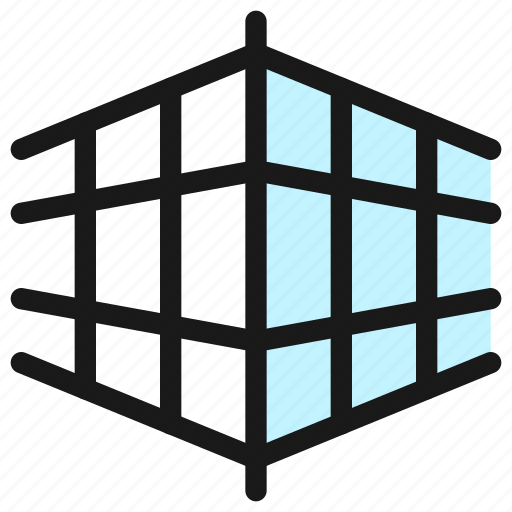 Grid, perspective icon - Download on Iconfinder