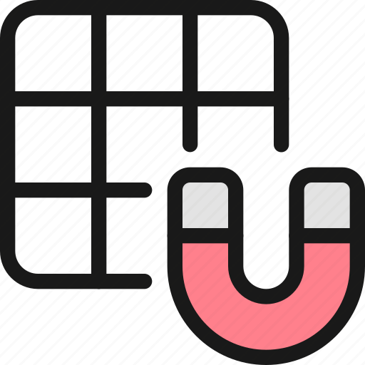 Layers, grid, magnet icon - Download on Iconfinder
