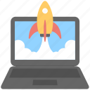 launch, pc, rocket, startup, takeoff 