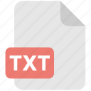 document, extension, file, format, txt