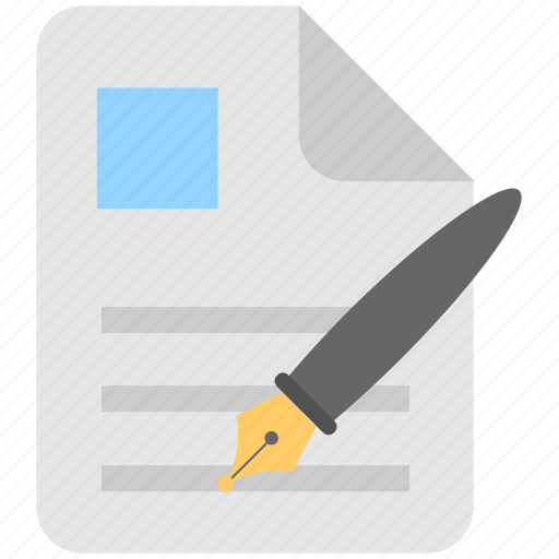 Compose, document, pen, signature, write icon - Download on Iconfinder