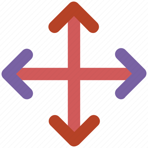 Crisscross arrows, dragging, enlarge, expand, intersect, merge, spread icon - Download on Iconfinder