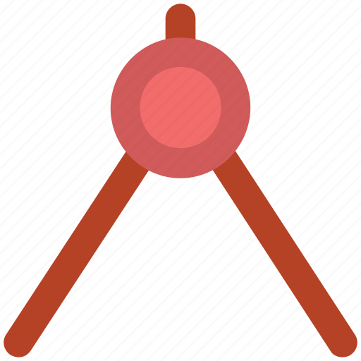 Compass, drafting tool, drawing tool, geometric, geometrical compass, geometry tool icon - Download on Iconfinder