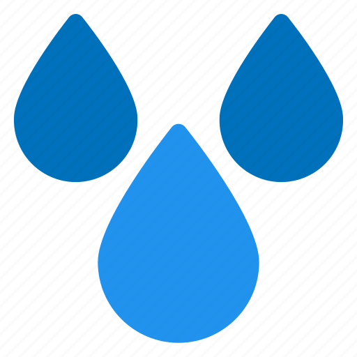 1, drops, rain, water, color icon - Download on Iconfinder